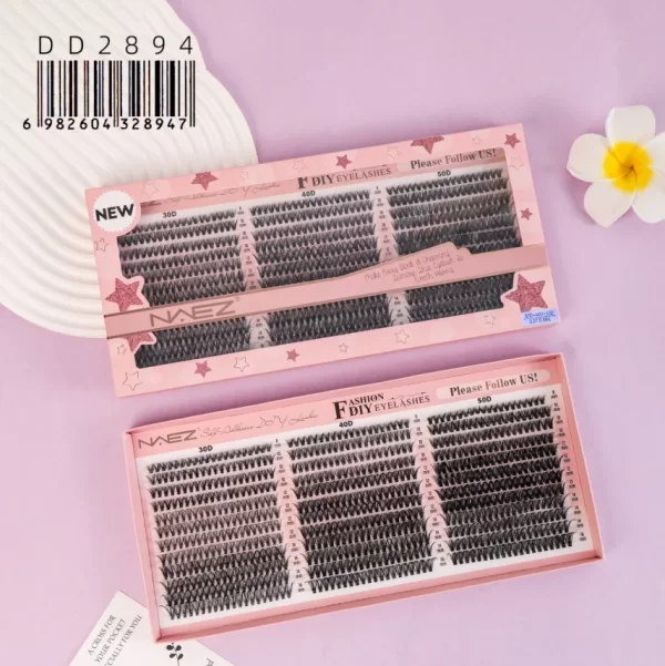 Producto - PESTANAS DIY EN RACIMO 30D+40D+50D 0.07D MIX NAEZ