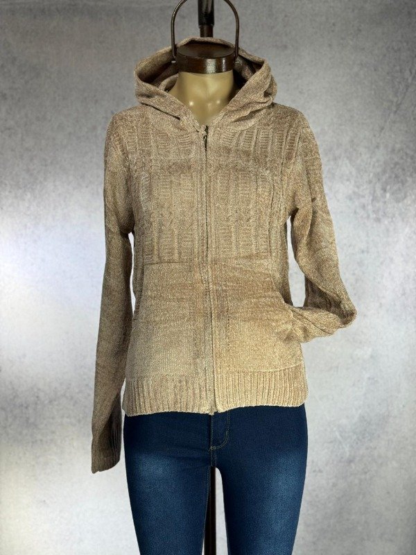 Producto - CAMPERA CHENILLE IMPORTADA CON BOLSILLOS