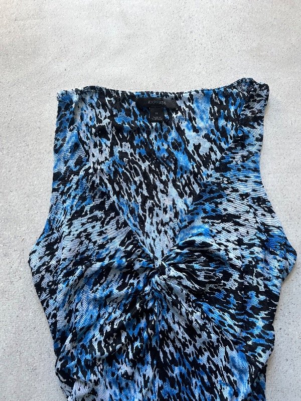 Producto - Blusa Mesh Print blue - 1