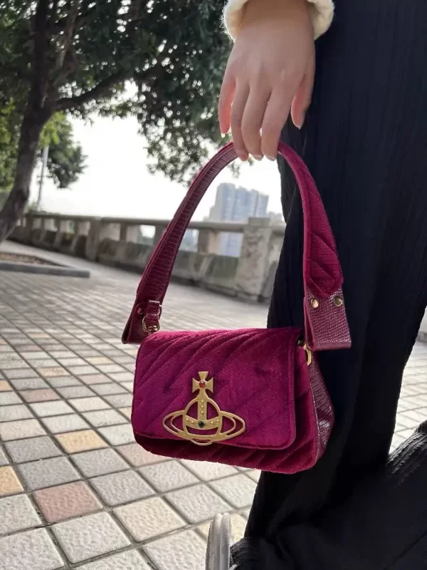 Producto - Vivienne Westwood Velvet Handbag (PREMIUM)