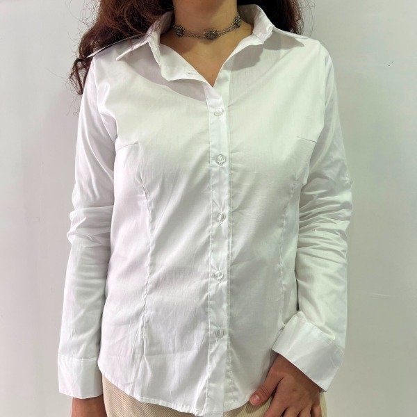 Producto - 684 - CAMISA GABARDINA BLANCA