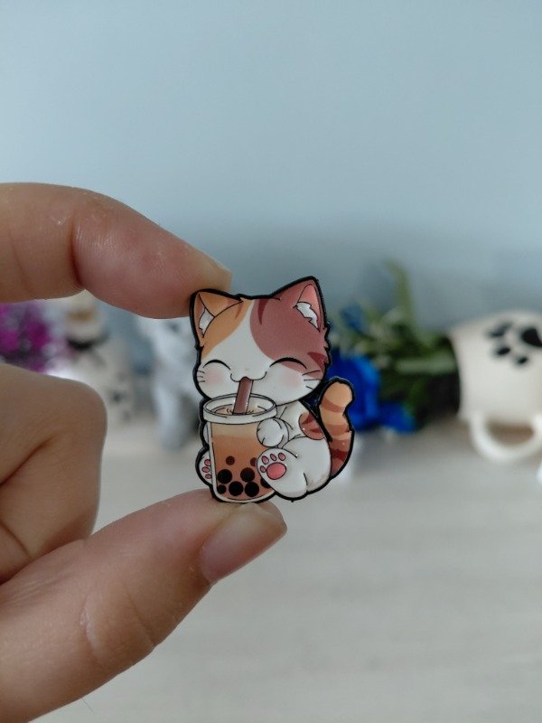 Producto - Pin metalizado - Michi #1584