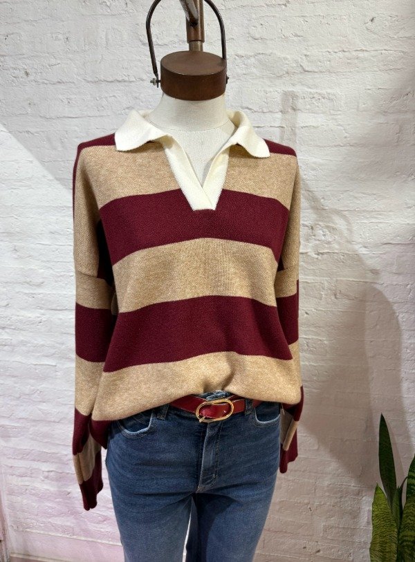 Producto - SWEATER CHOMBA CUELLO CRUDO (SW0188)
