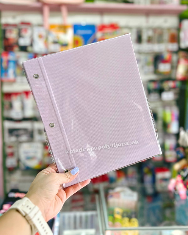 Producto - Carpeta 2 tapas lila pastel