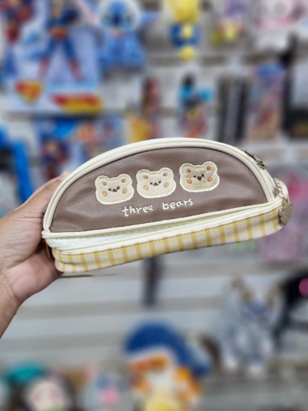 Producto - CARTUCHERA KAWAI DE DOBLE CIERRE OSITOS