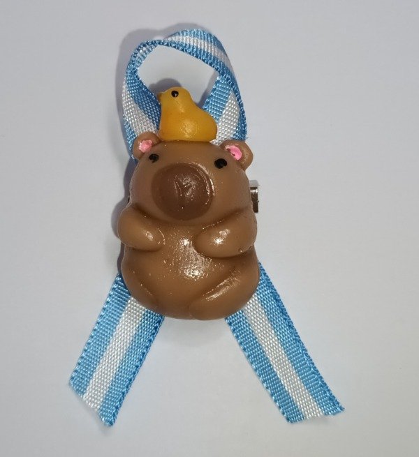Producto - Escarapela CARPINCHO CAPIBARA PAJARITO