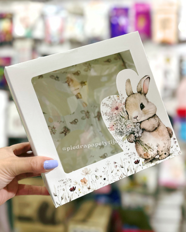 Producto - Caja conejo porta huevo