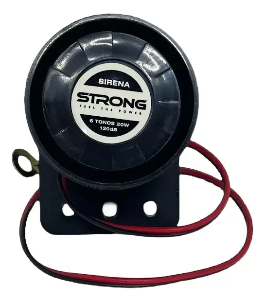 Producto - Sirena Piezo 20w 6 Tonos 12v Multiuso Alta Potencia