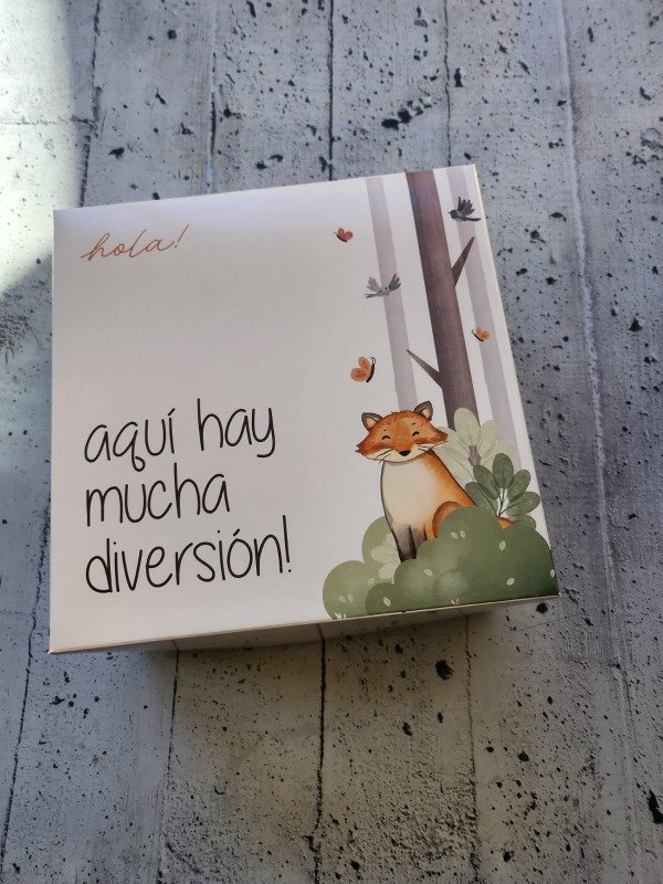 Producto - Caja Diversion " Bosque" - Medida 20x20x9,8