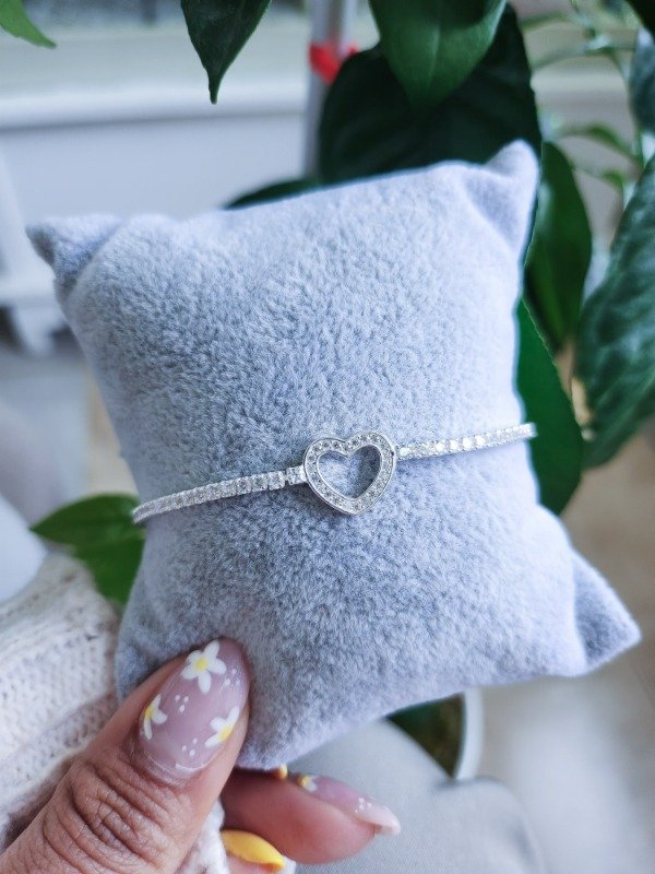 Producto - Pulsera corazon cubic full PL