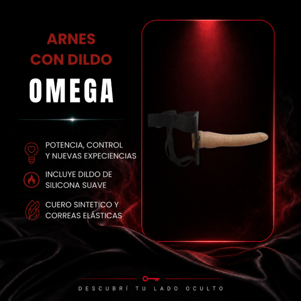 Producto - OMEGA- Arnés elástico con dildo