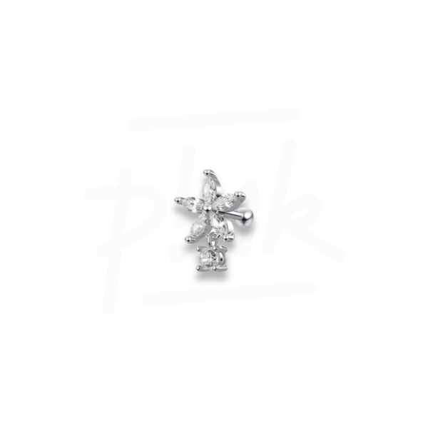 Producto - HELIX ACERO FLOR C/STRASS