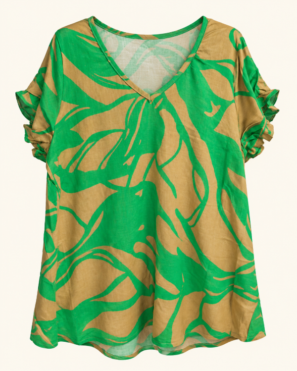 Producto - Blusa Lino Manga Volados - 3