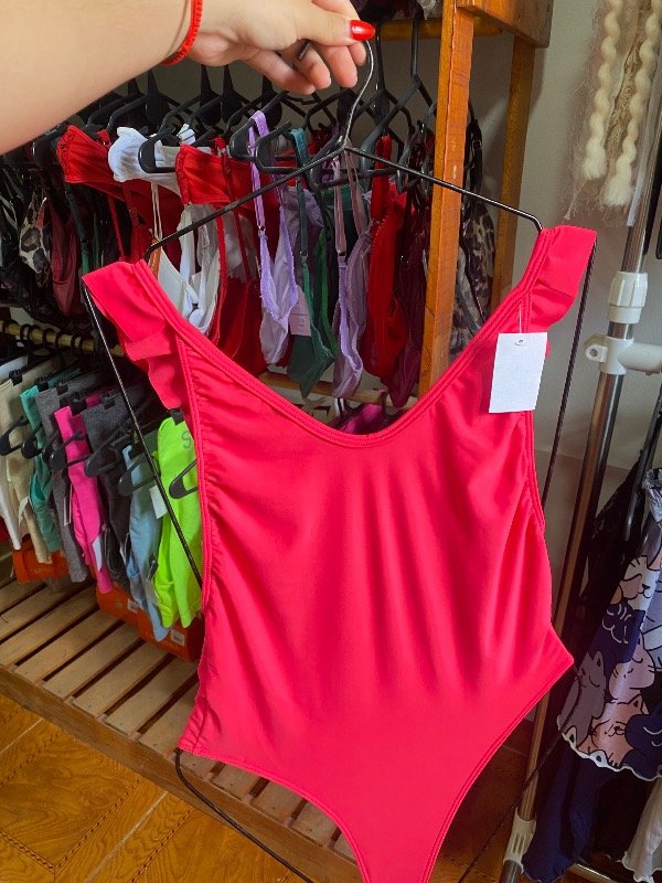 Producto - Enteriza rosa fluorescente