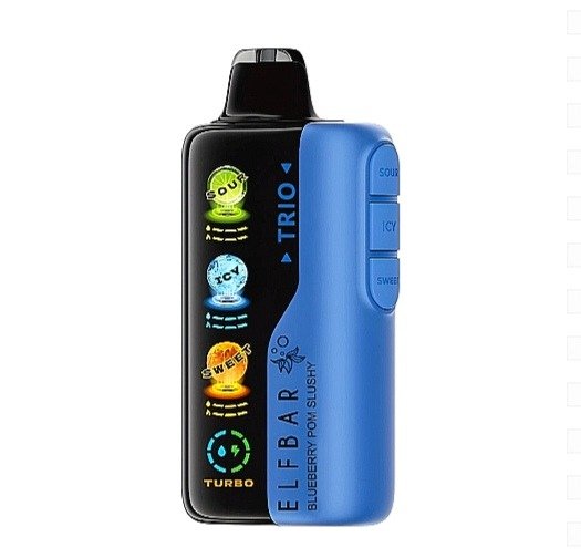 Producto - Elfbar Trio blueberry pom Lushy 40000
