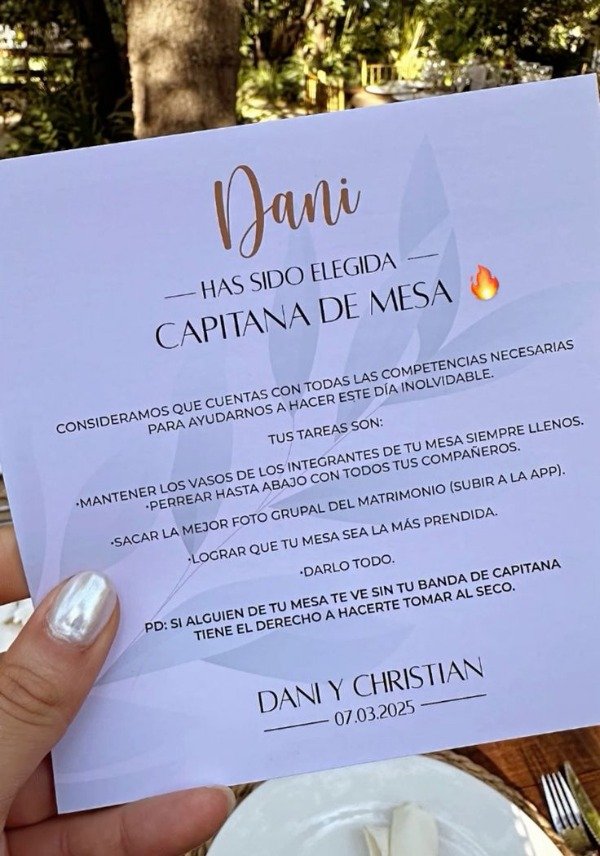 Producto - Instrucciones capitanes de mesa x 10 und