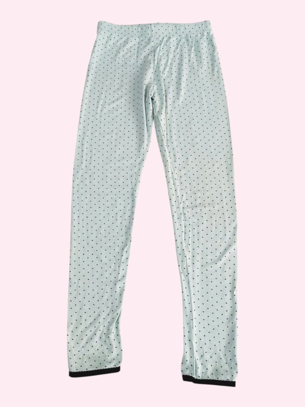 Producto - Calza liviana celeste con pintitas negras Broer 5/6 años