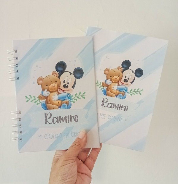 Producto - Cuaderno Pediátrico + Libreta de Vacunas Mickey