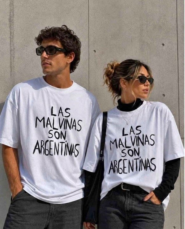 Producto - REMERA LAS MALVINAS DISPONIBLES TALLE 5 BLANCA - 0