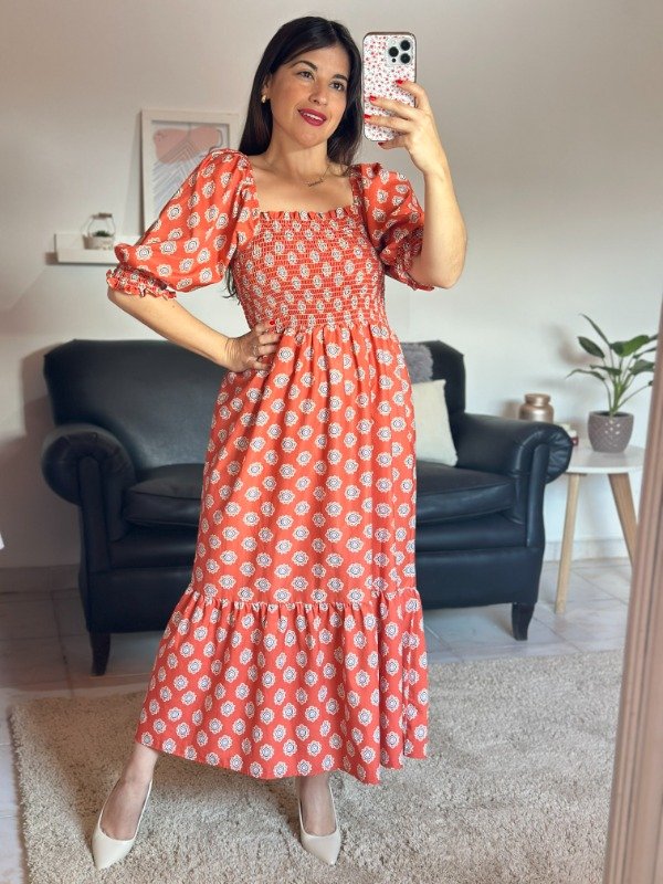 Producto - Amora Dress Importado - Talle único adaptable (Busto hasta 110)