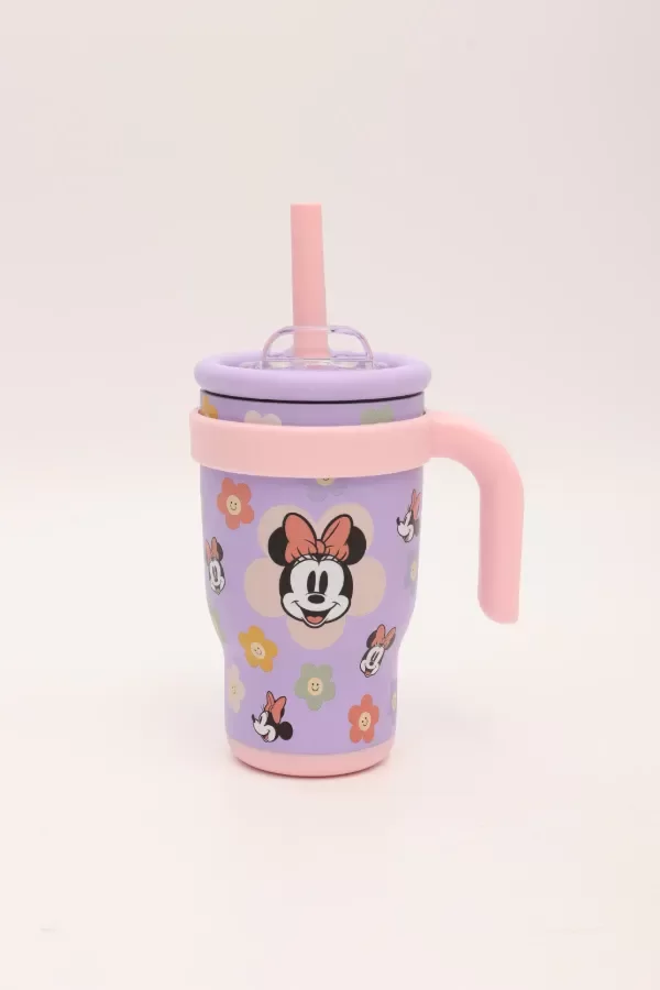 Producto - VASO TERMICO CON SORBETE DE SILICONA Y MANIJA MINNIE
