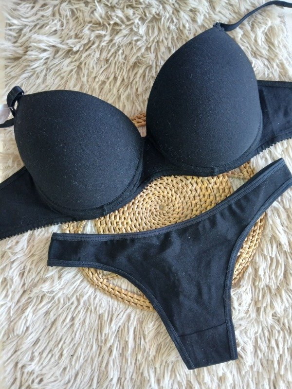 Producto - Conjunto armado algodon negro T.100