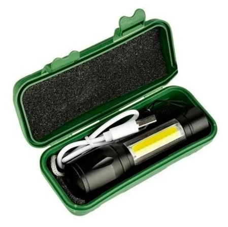 Producto - LINTERNA TÁCTICA MINI RECARGABLE C/ESTUCHE