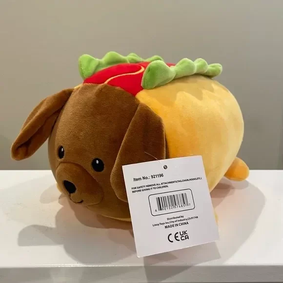 Producto - Peluche perrito salchicha 17x12 cm cada uno