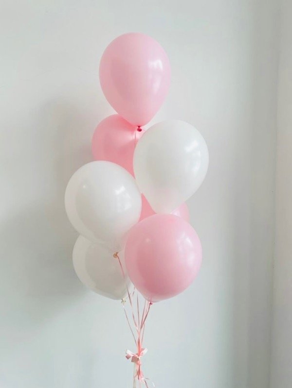 Producto - 6 globos látex con helio