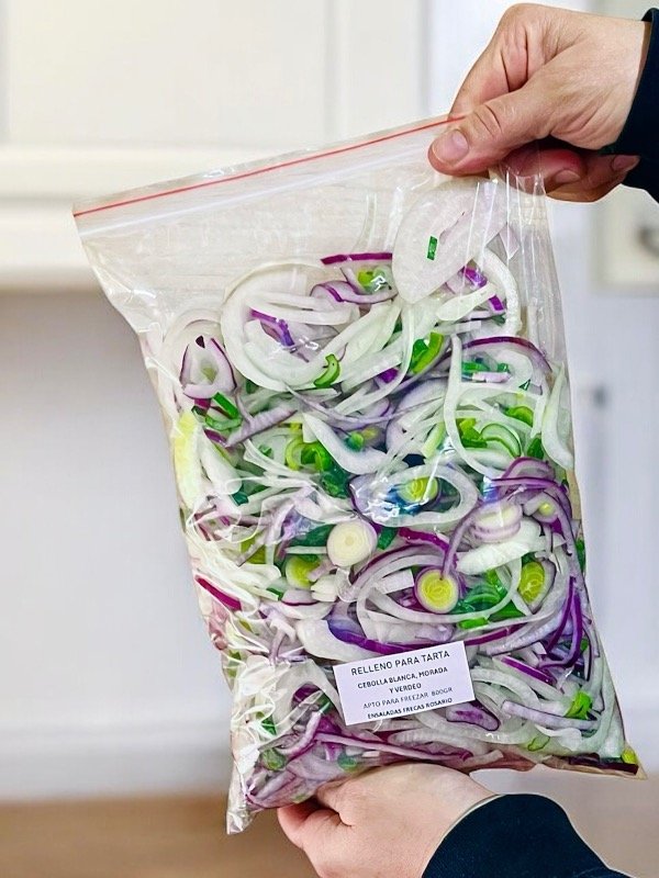 Producto - RELLENO PARA TARTA DE CEBOLLA (Cebolla morada, blanca y verdeo)