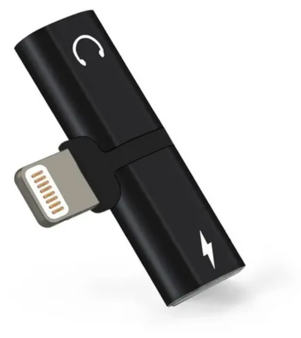 Producto - Adaptador Lightning  Doble Lightning Para Iphone Carga y Auriculares