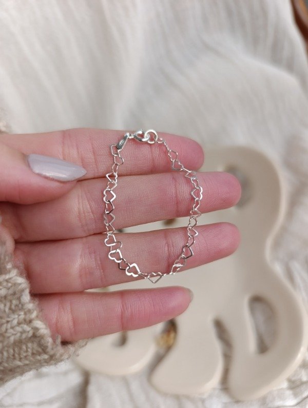 Producto - Pulsera de nena corazones - 2