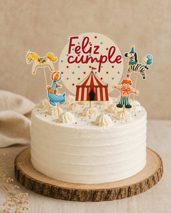 Producto - Topper Circo vintage