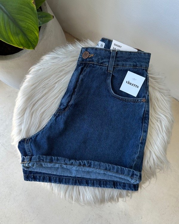 Producto - Short Blue Rígido / Mom .