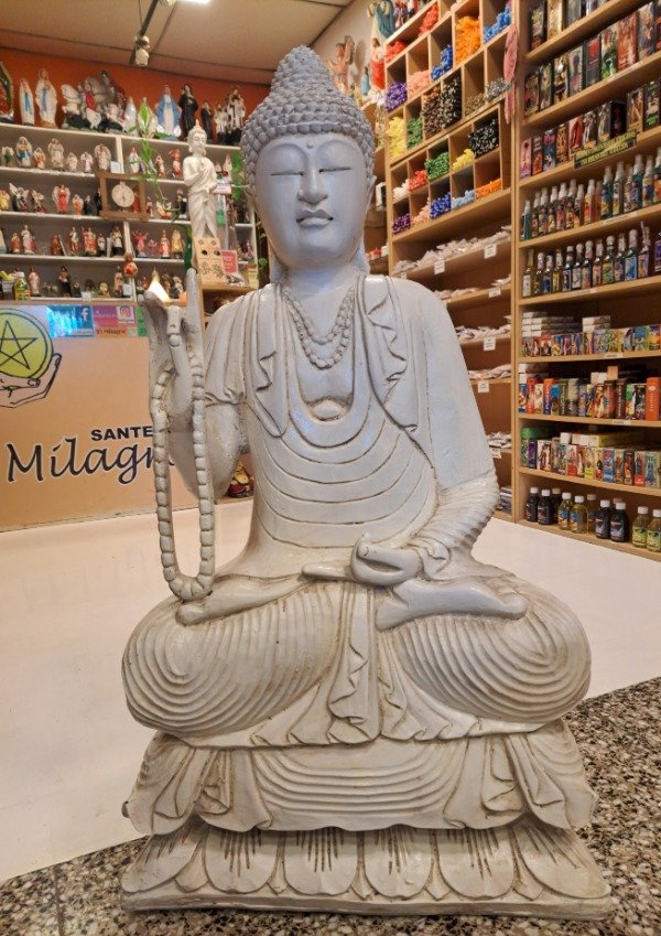Producto - Buda Gigante con collar Resina 1 metro apto para exterior