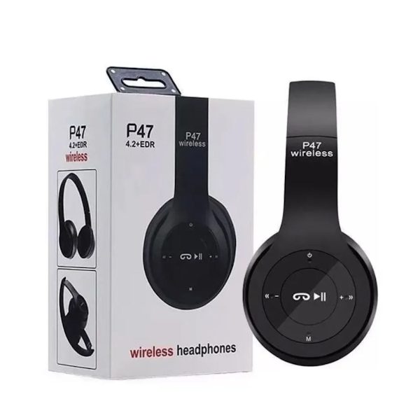Producto - Auriculares Wireless P47 - SD/Bluetooth/Radio/Aux