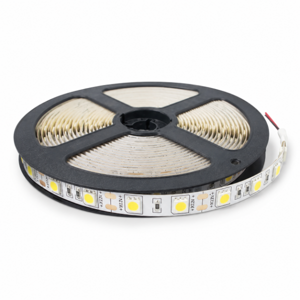 Producto - Tira LED 5050 12V IP20  Rollo de 5 metros  Marca MayorLED