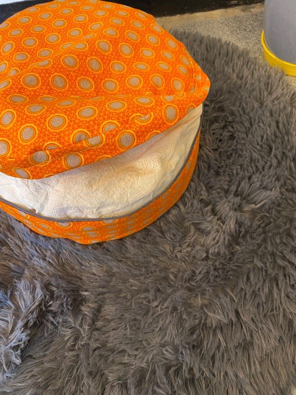 Producto - Almohadón de piso Marroquí tonos naranja - 2