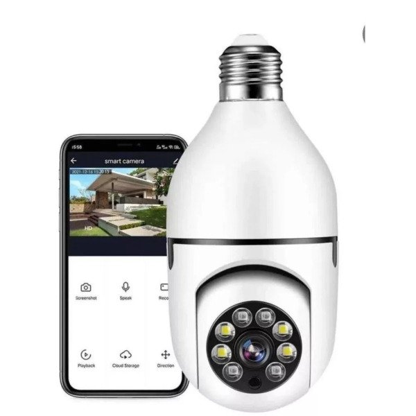 Producto - CAMARA DE SEGURIDAD FOCO PANORAMA ORYX 360 C/WIFI