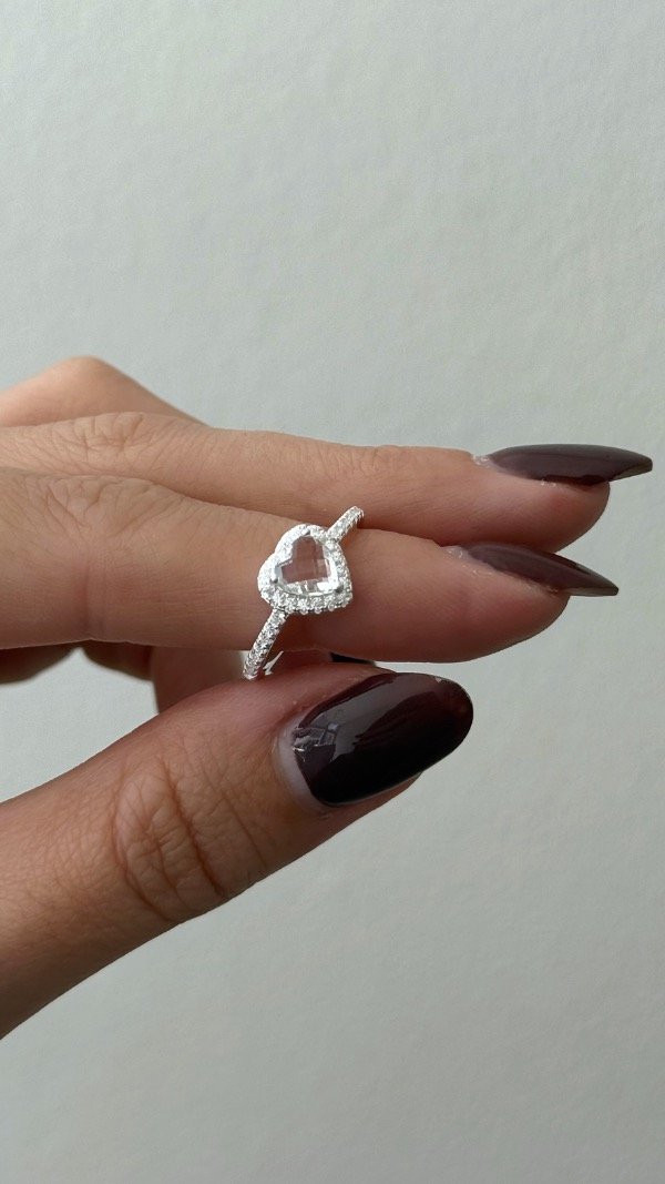 Producto - Anillo Diana corazon facet 17mm P925 - 0