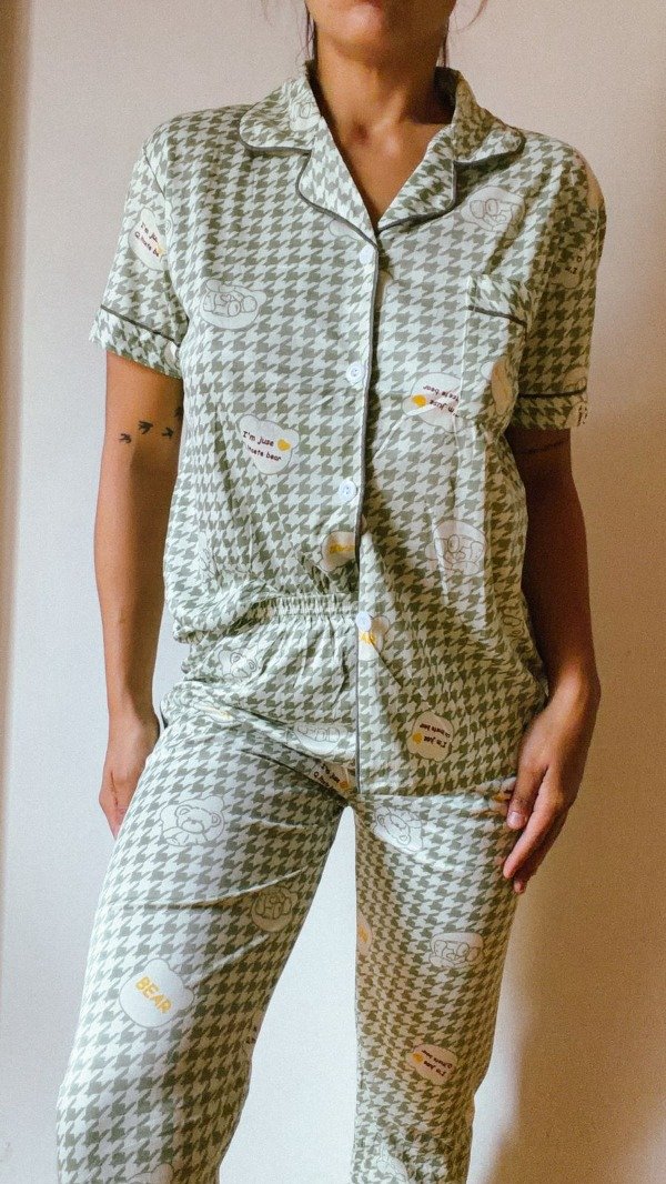 Producto - Pijama camisero tres piezas