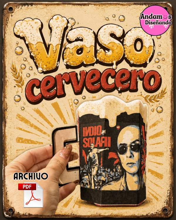 Producto - VASO CERVECERO. INDIO SOLARI
