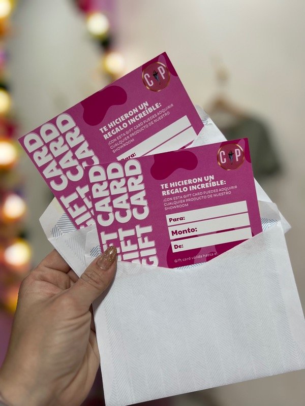 Producto - Tarjeta de regalo 50