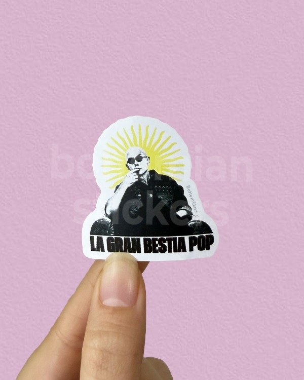 Producto - LA GRAN BESTIA POP - Sticker Individual de Patricio Rey / Los redondos