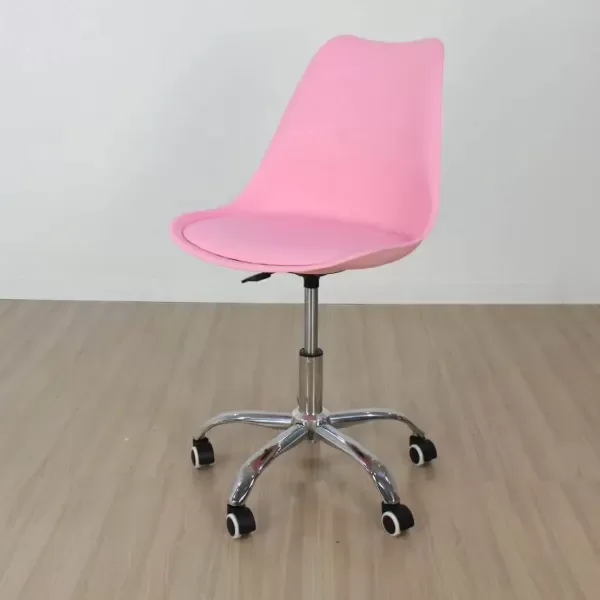 Producto - SILLA GIRATORIA REGULABLE ROSA