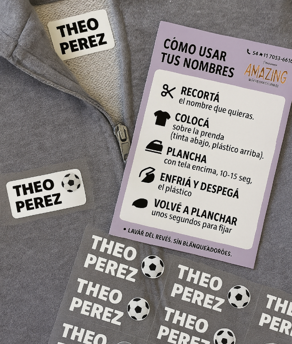 Producto - Identificadores Textiles x24 DTF - 3