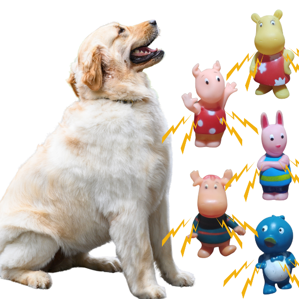 Producto - Juguetes con Chifle para Perros - Animalitos Divertidos en Colores Vibrantes - 0