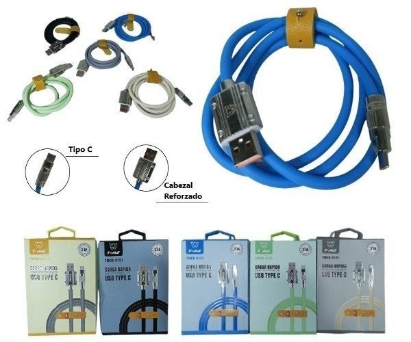 Producto - Cable tipo C Time reforzado punta metal