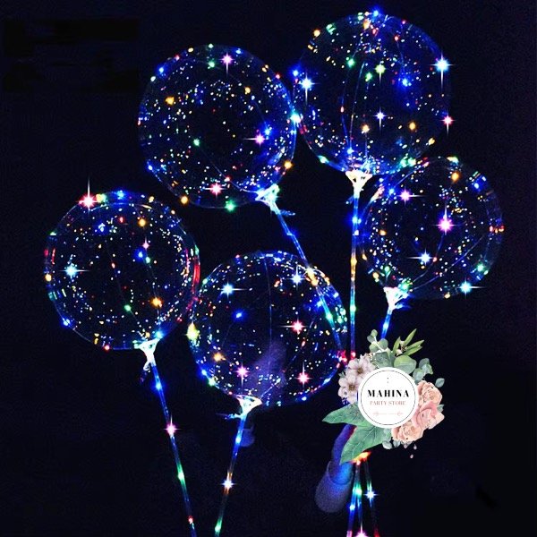 Producto - Globos burbuja con luces multicolor