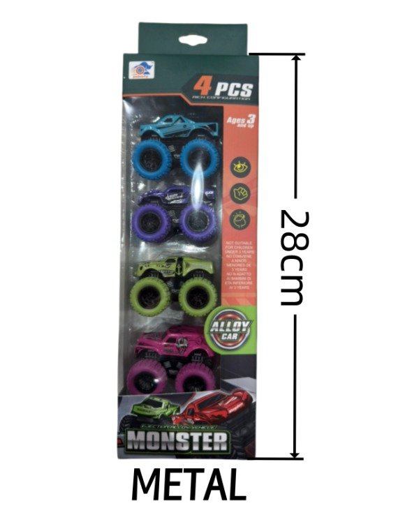 Producto - Auto Metal MONSTER (x4u.)
